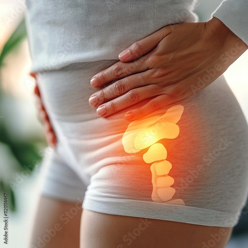 Hip Pain Due to Osteoarthritis - Woman