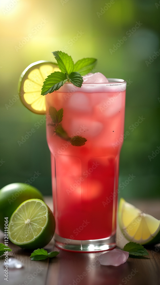 Watermelon Lime Refresher Watermelon Lime Refresher
