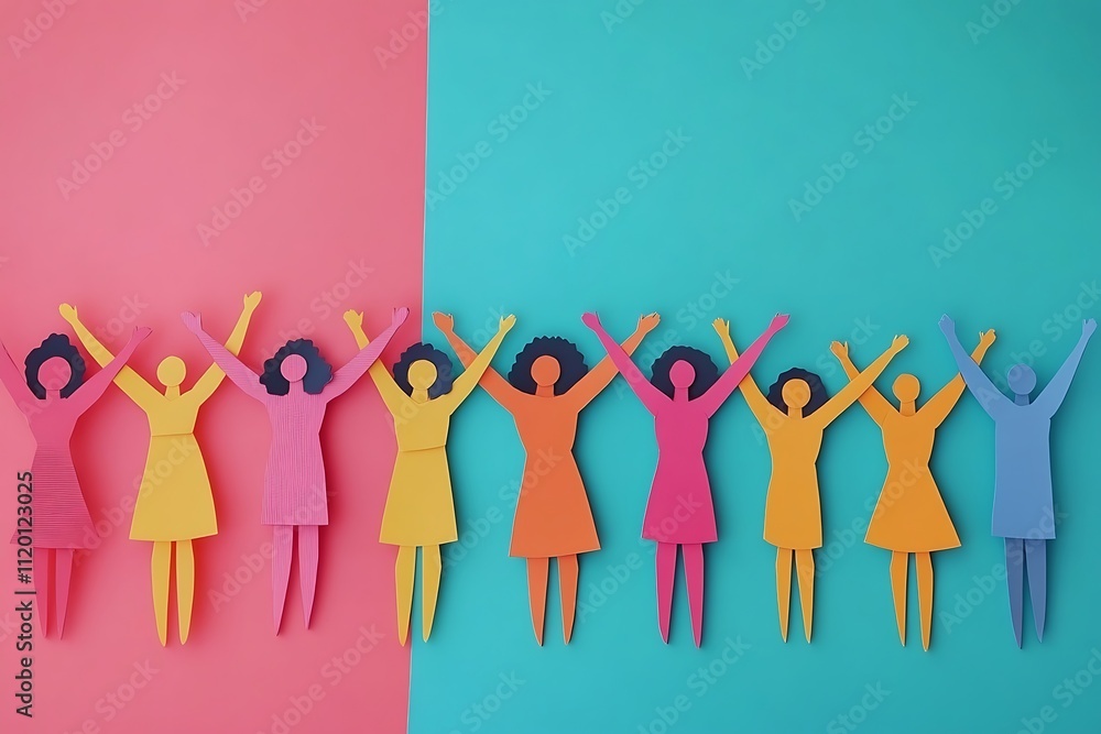 Colorful Women Illustration Uplifting Community Art Colorful Women Illustration Uplifting Community Art
