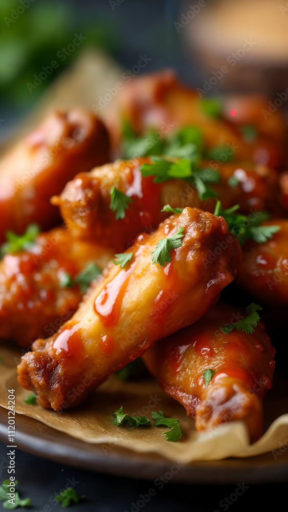 Delicious Honey Sriracha Chicken Wings Delicious Honey Sriracha Chicken Wings
