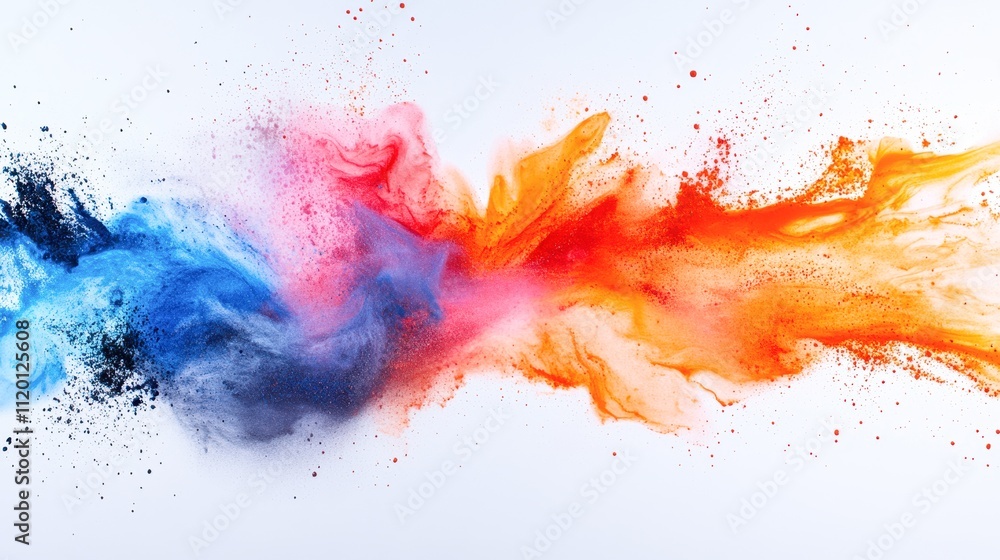 A vibrant splash of colorful powder creates a dynamic abstract design, perfect for backgrounds, advertising, or artistic projects, The blend of blues, pinks, and oranges evokes energy and creativity, A vibrant splash of colorful powder creates a dynamic abstract design, perfect for backgrounds, advertising, or artistic projects, The blend of blues, pinks, and oranges evokes energy and creativity,