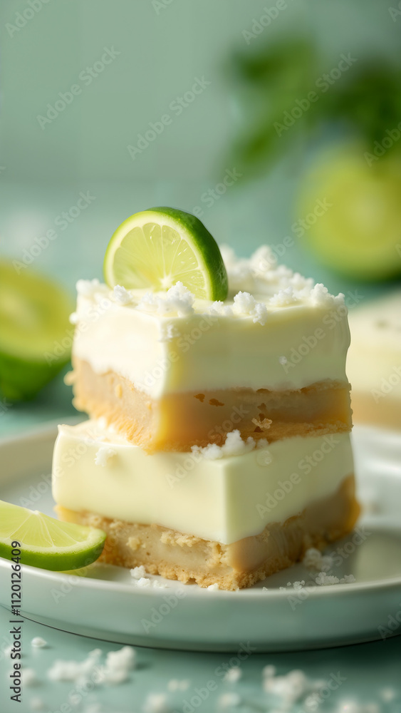Refreshing Lime Coconut Bars Refreshing Lime Coconut Bars