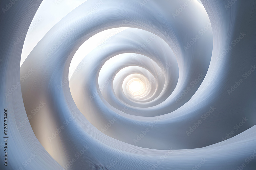 Abstract spiral tunnel with soft lighting. Abstract spiral tunnel with soft lighting.