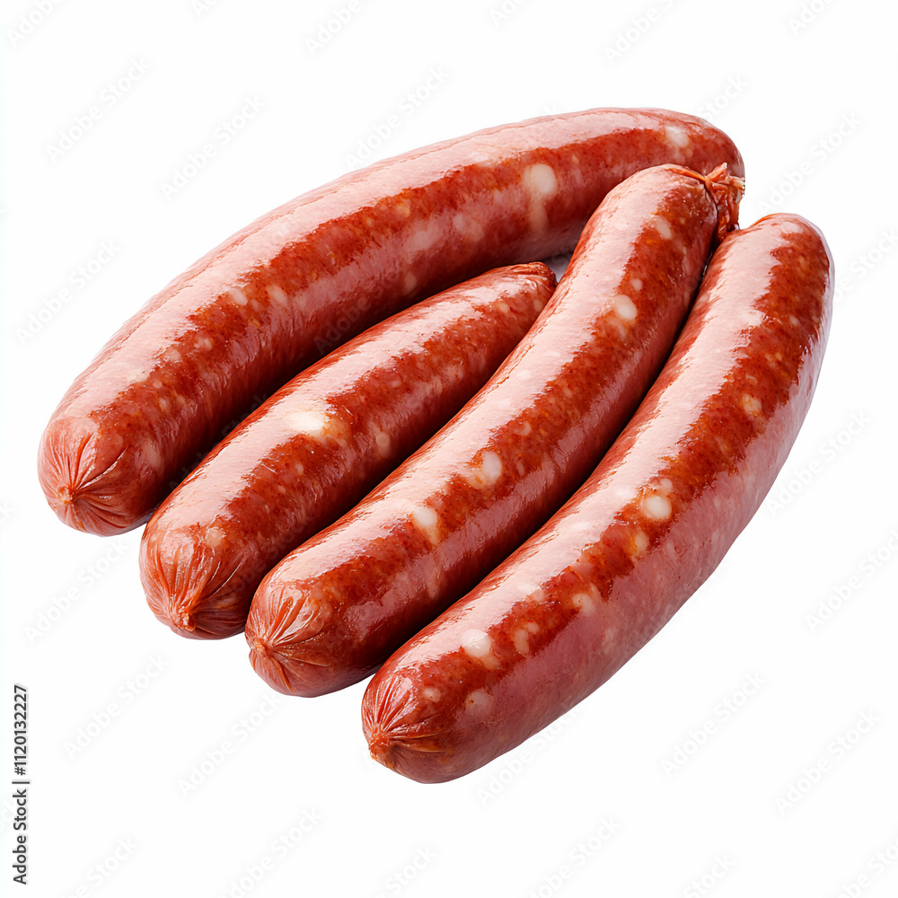 Fresh sausages ready for cooking and grilling. Fresh sausages ready for cooking and grilling.
