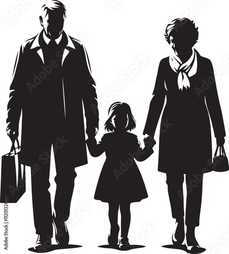 grandparent walking with grandson