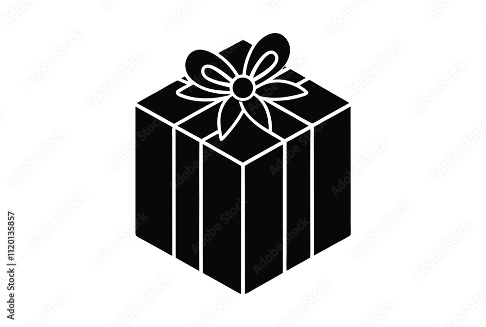 gift box isolated on white background. gift box isolated on white background.
