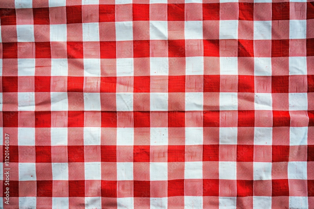 Image of Checkered red and white plaid. Texture for background usage Image of Checkered red and white plaid. Texture for background usage