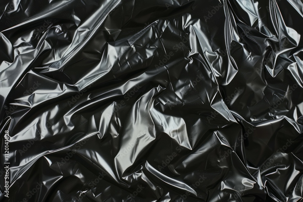 Image of Crumpled sheet of black polythene plastic wrap. Texture for background usage Image of Crumpled sheet of black polythene plastic wrap. Texture for background usage