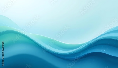 abstract blue wave background