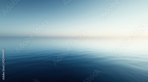 Calm Blue and White Gradient Smooth Background