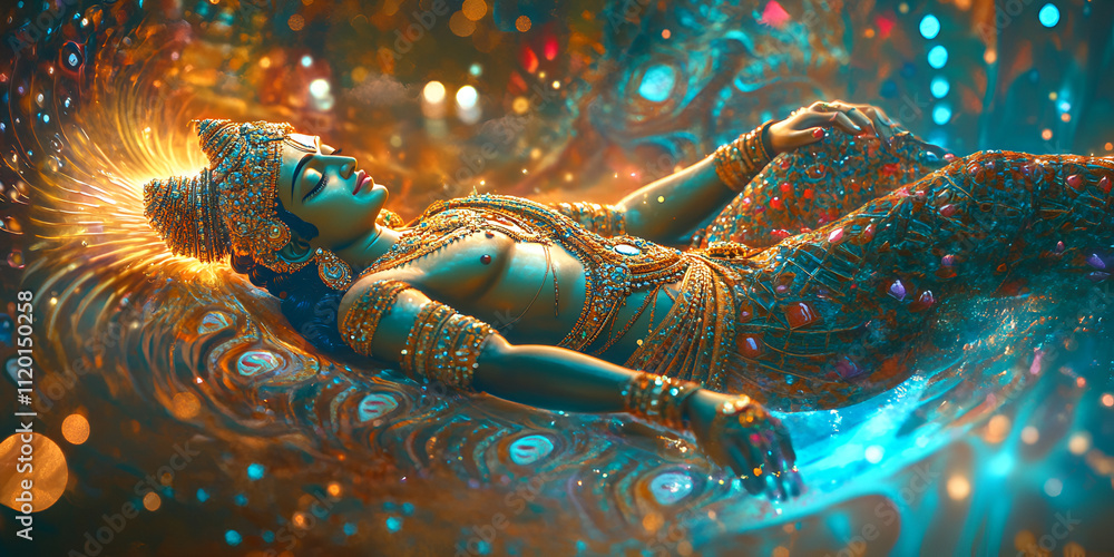 Cosmic Sleep of Lord Krishna in the Universe Cosmic Sleep of Lord Krishna in the Universe