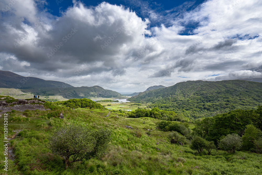 Landschaft im County Kerry / Killarney-Nationalpark Landschaft im County Kerry / Killarney-Nationalpark