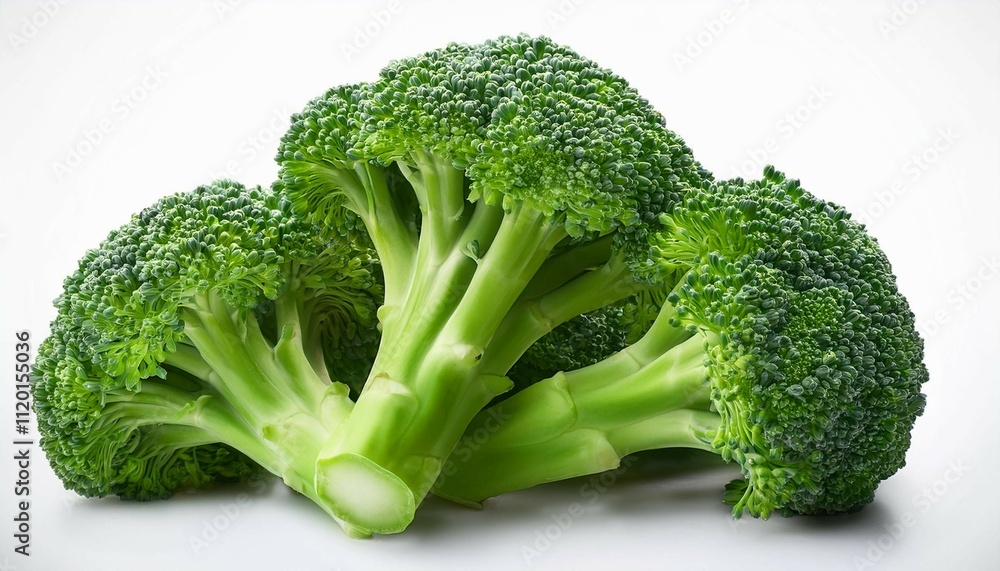 broccoli isolated on white broccoli isolated on white