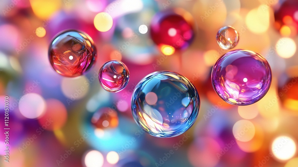 Colorful Abstract Background with Glass and Motion Blur Effects Colorful Abstract Background with Glass and Motion Blur Effects