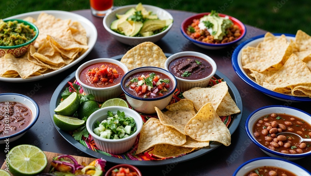 nachos and guacamole nachos and guacamole
