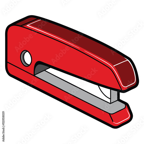 red-realistic-stapler-machine-silhouette-white-bac.eps