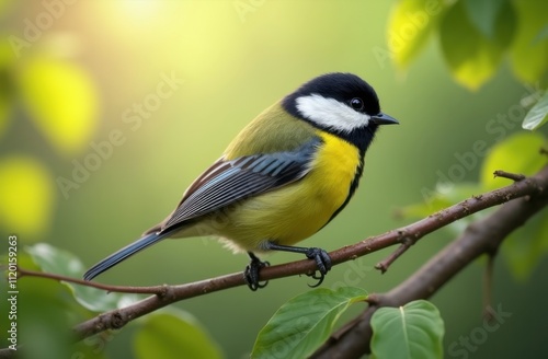 Side View Of A Great Tit At 6-12-2024