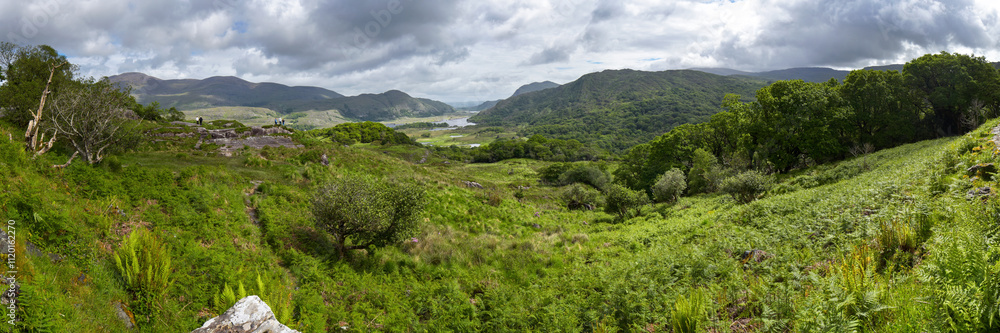 Obraz premium Panorama Killarney-Nationalpark in Irland