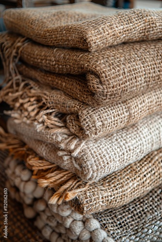 Textured rugs from natural materials like jute, wool, and cotton, perfect for a cozy, natural feel