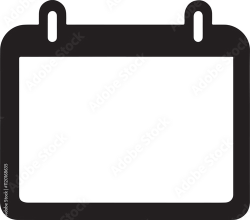 calendar isolated on white , Calendar symbol