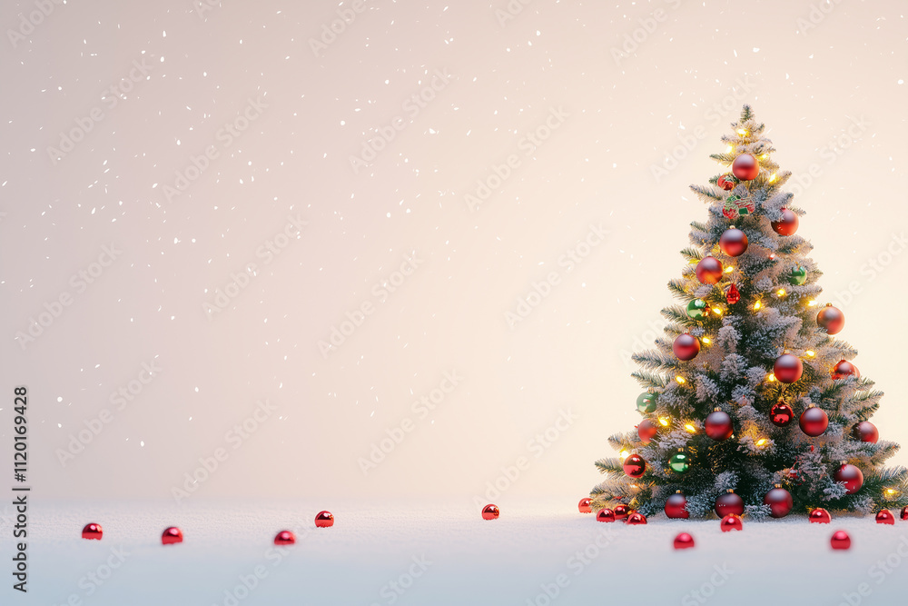 The Christmas tree and new year season greetings The Christmas tree and new year season greetings