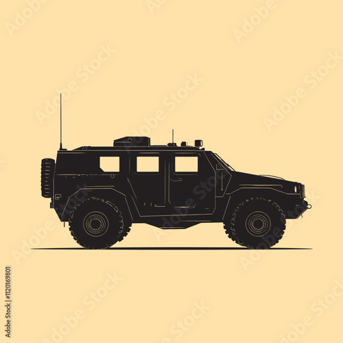 Flat design soldier silhouette Veterans Vector
