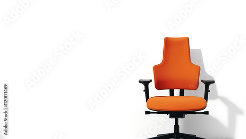 orange armchair hiring poster, hiring copy space background, orange chair copy space, hiring chair, hiring advertisement, office recruitment, job advertisement