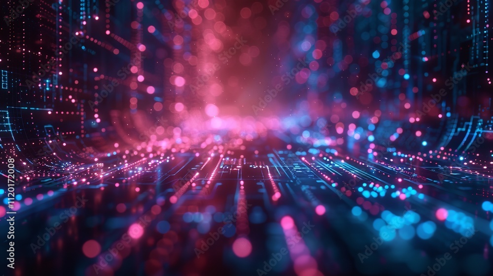 Abstract technology big data background concept Abstract technology big data background concept