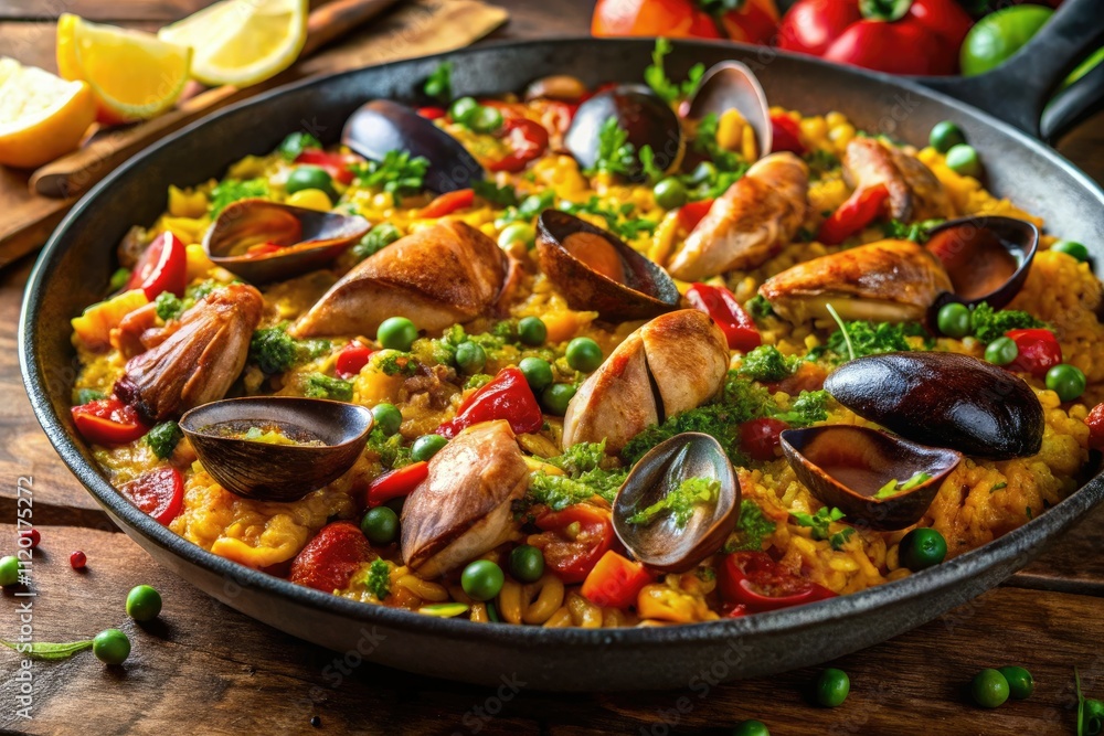Delicious Chicken Chorizo Paella with Mussels: Vibrant Seafood Paella Recipe Delicious Chicken Chorizo Paella with Mussels: Vibrant Seafood Paella Recipe
