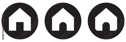 Home icon. House symbol. House set icon. Home flat icon set vector illustration. EPS 10