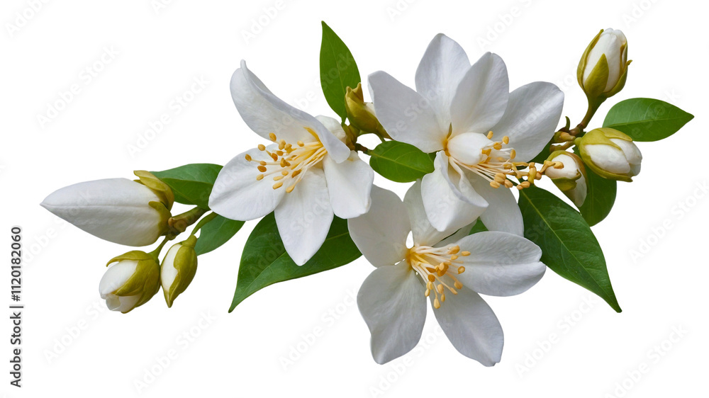 Fototapeta premium Jasmine flower png Jasmine png flower png beautiful flower png Jasmine flower transparent background 