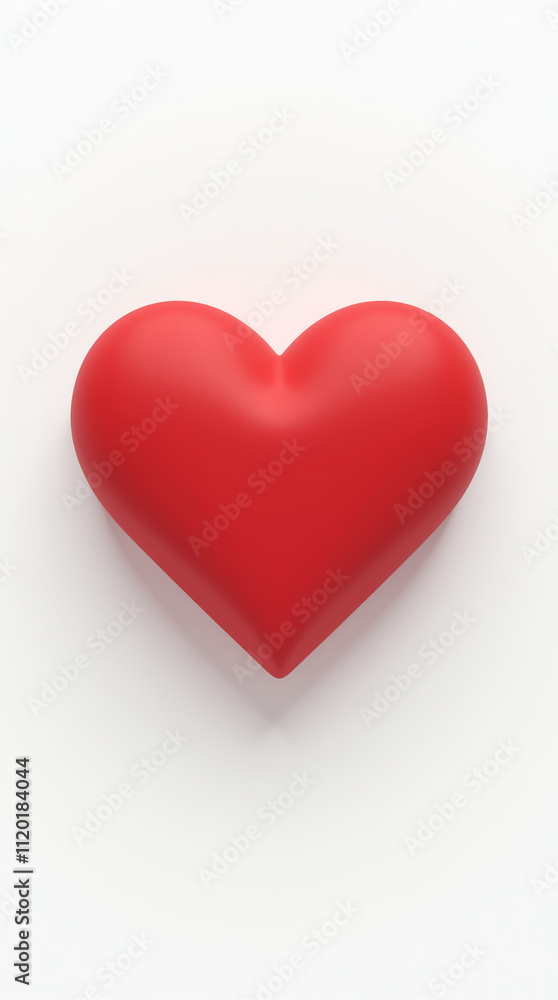 3d red heart symbol 3d red heart symbol