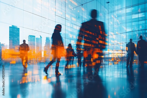 Modern Business Metropolis Network Interaction