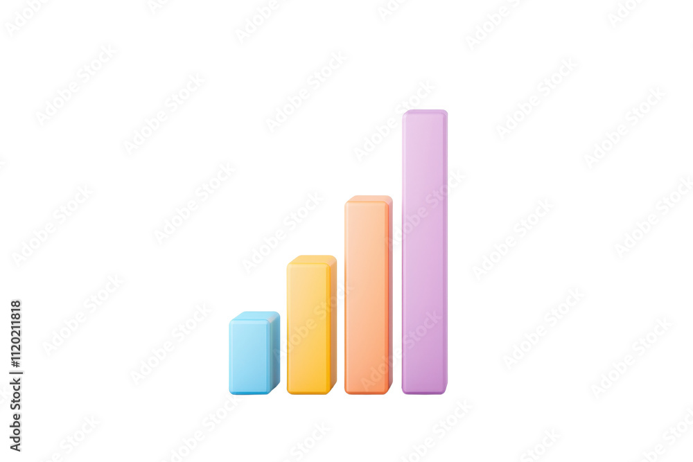 A graphic representation of ascending bars, each increasing in height and colored in blue, orange, and pink hues, symbolizing growth or progress. A graphic representation of ascending bars, each increasing in height and colored in blue, orange, and pink hues, symbolizing growth or progress.