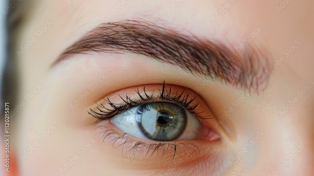 Obraz premium Flawlessly groomed eyebrows with defined arches