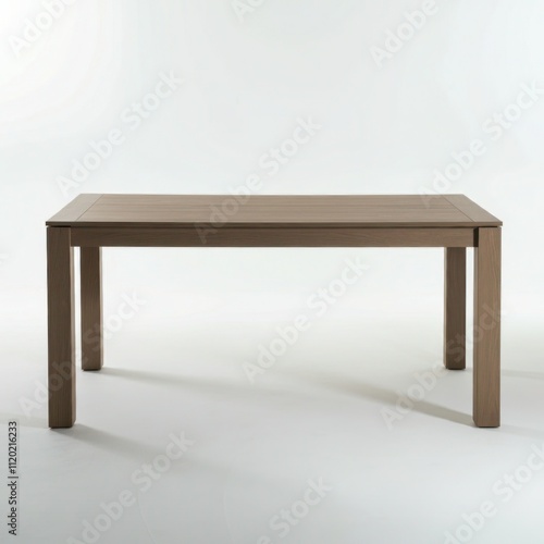 table isolated on white