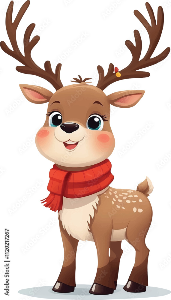 Christmas Cute Reindeer clipart Christmas Cute Reindeer clipart