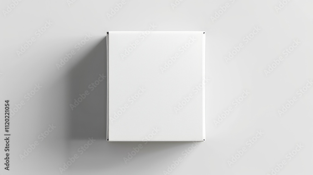 Blank White Cardboard Box Packaging Product Mockup Design Blank White Cardboard Box Packaging Product Mockup Design