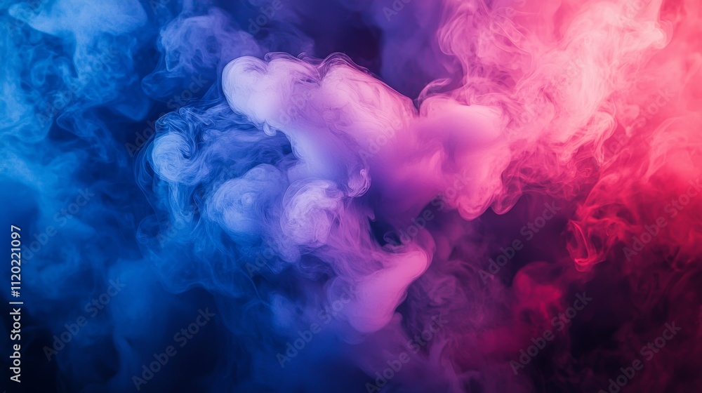 Abstract colorful smoke in vibrant pink and blue tones Abstract colorful smoke in vibrant pink and blue tones