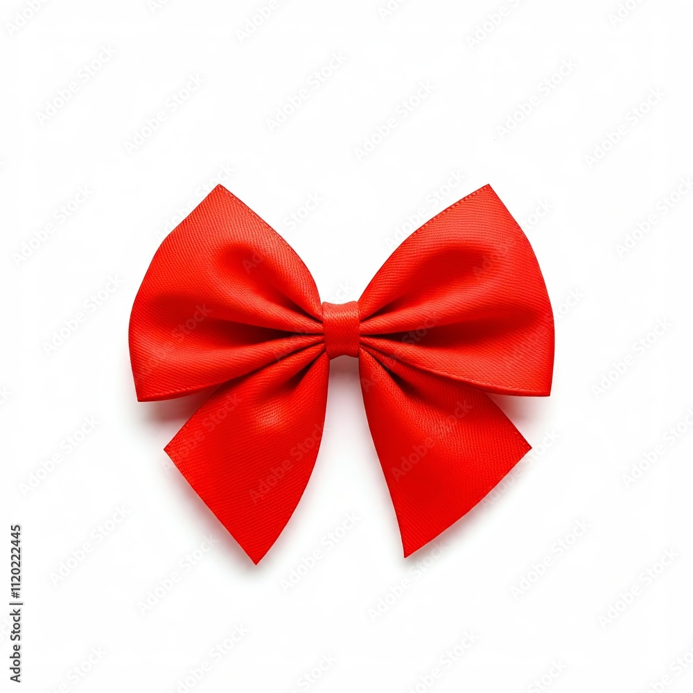 Elegant Satin Red Bow Elegant Satin Red Bow