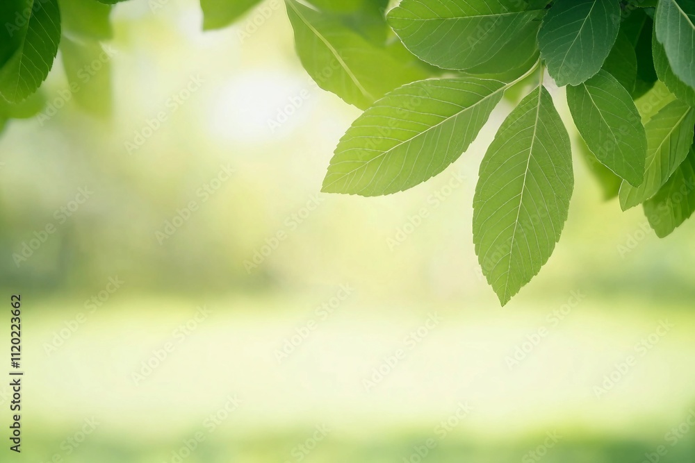 Green leaf on blurred greenery background.Beautiful leaf texture in sunlight.background natural green plants landscape, ecology.Closeup nature view with free space for text.Natural green background. Green leaf on blurred greenery background.Beautiful leaf texture in sunlight.background natural green plants landscape, ecology.Closeup nature view with free space for text.Natural green background.