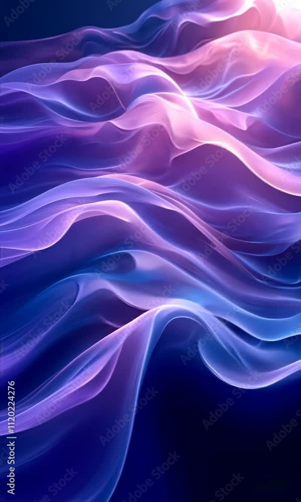 Abstract waves of soft colors creating a serene, fluid visual experience. Abstract waves of soft colors creating a serene, fluid visual experience.