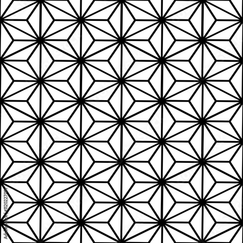 Black and White seamless Pattern