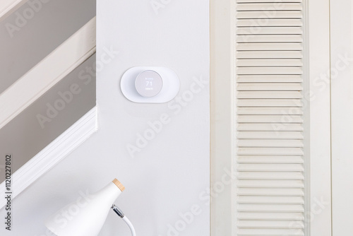 Modern Thermostat Temperature Display