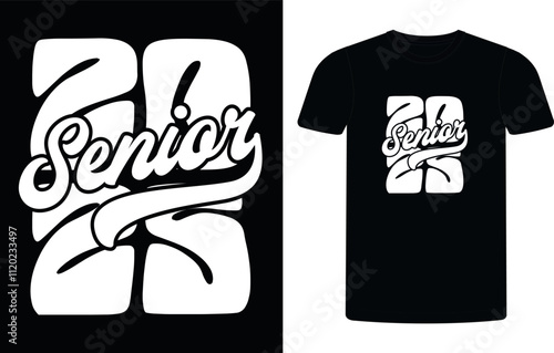 Senior class of 2025 t-shirt design, high school or college graduate event or party t-shirt Design, Graduation T-Shirt Design.