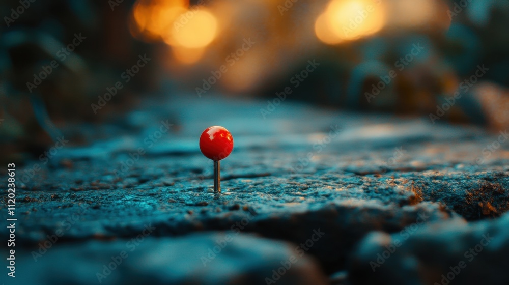 Vibrant Red Location Pin on Clean Minimalist Surface Inspiring Navigation and Precision Focus Concepts Vibrant Red Location Pin on Clean Minimalist Surface Inspiring Navigation and Precision Focus Concepts