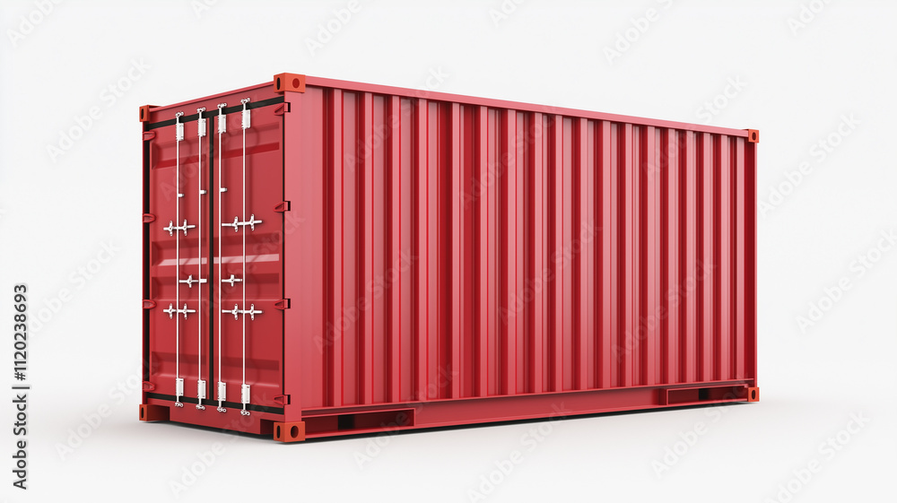 Super cargo container isolated on white background
Super cargo container isolated on white background
