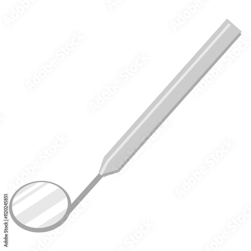 mouth mirrors dental equipment illustration