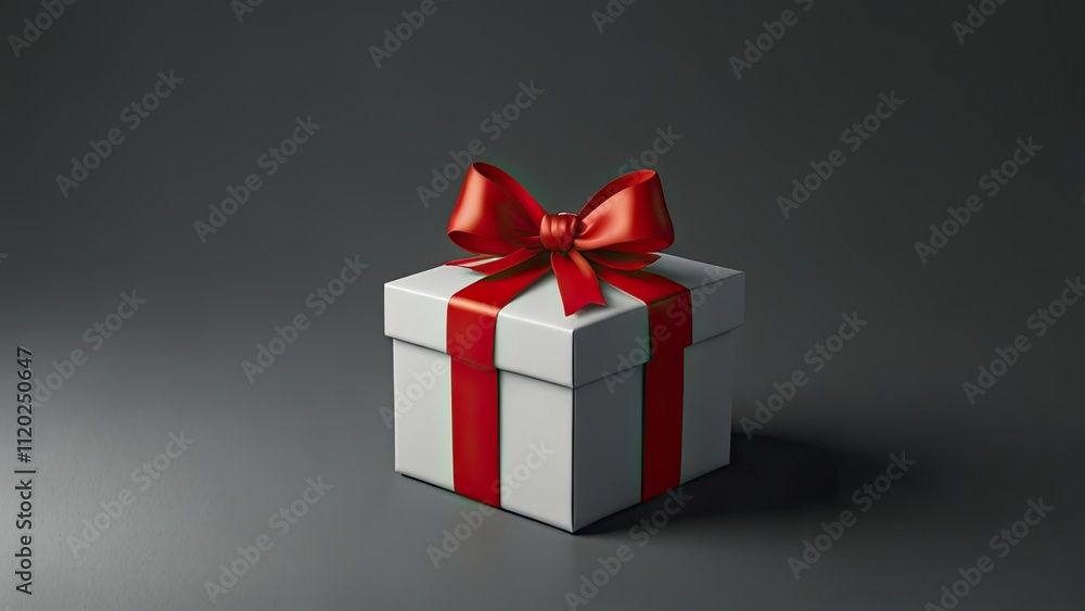 Obraz premium Gift box with ribbon