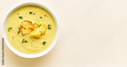 Cauliflower cheese soup